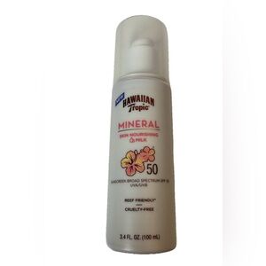 Hawaiian Tropic Mineral Sunscreen Lotion Milk, SPF 50 , 3.4 fl oz Exp 10/24 NEW